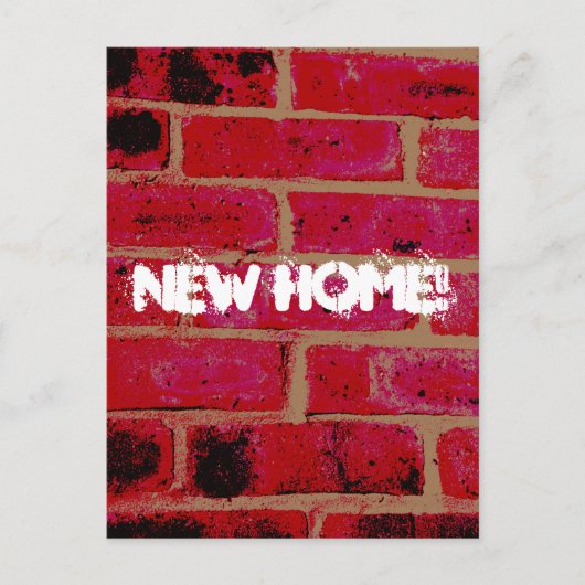 Carte Postale Nouvelle maison (Devant)