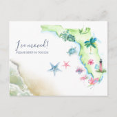 Carte Postale Nouvelle maison Florida State Moving Faire-part (Devant)