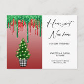 Carte Postale Nouvelle maison pour le Faire-part d'adresse des f (Devant)