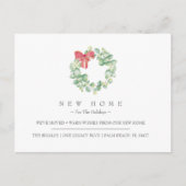 Carte Postale Nouvelle Maison Pour Les Fêtes Annonce De Changeme (Devant)