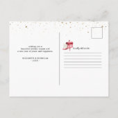 Carte Postale Nouvelle Maison Pour Les Fêtes Annonce De Déménage (Dos)