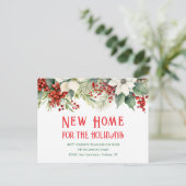 Carte Postale Nouvelle Maison Pour Les Vacances Déménager Faire- (Debout devant)