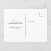 Carte Postale Nouvelle Maison Pour Les Vacances Faire-part En Mo (Dos)