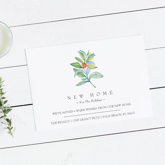 Carte Postale Nouvelle Maison Pour Les Vacances Faire-part En Mo