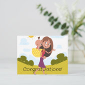 Carte Postale Nouvelle maman (Debout devant)