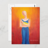 Carte Postale Nouvelle mère (Devant / Derrière)