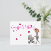 Carte Postale Nouvelle mère (Debout devant)