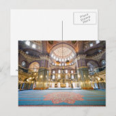 Carte Postale Nouvelle Mosquée intérieure (Devant / Derrière)