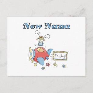 Carte Postale Nouvelle Nana de T-shirts et cadeaux d'avion-garço