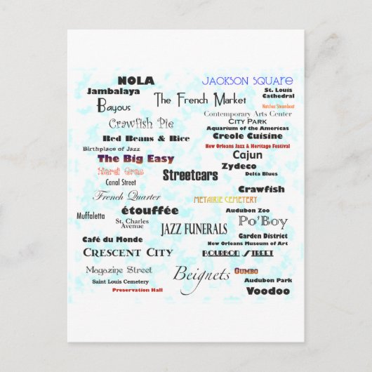 Carte Postale Nouvelle-Orléans (Devant)