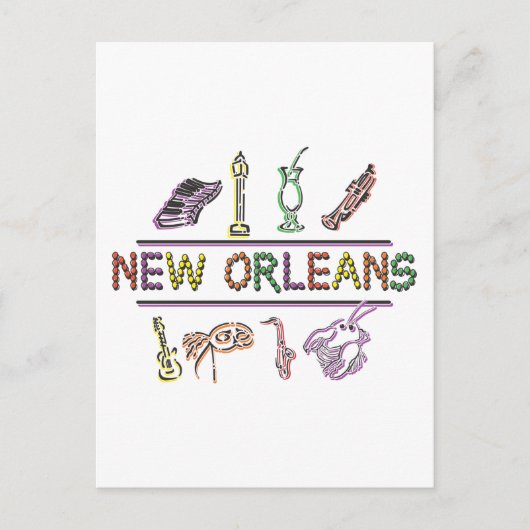 Carte Postale Nouvelle-Orléans (Devant)