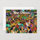 Carte Postale Nouvelle-Orléans, Louisiane Keepsaké (Devant / Derrière)