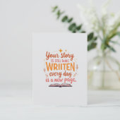 Carte Postale Nouvelle page, Nouveau jour (Debout devant)