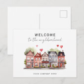 Carte Postale Nouvelle propriétaire Bienvenue dans le quartier I (Devant / Derrière)