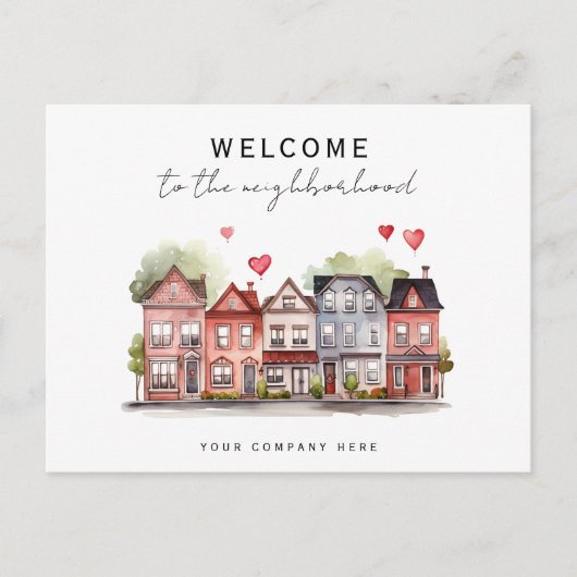 Carte Postale Nouvelle propriétaire Bienvenue dans le quartier I (Devant)