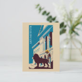 Carte Postale Nouvelle Retro art institut Chicago publicité (Debout devant)