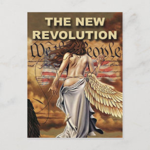 Carte postale Nouvelle révolution américaine