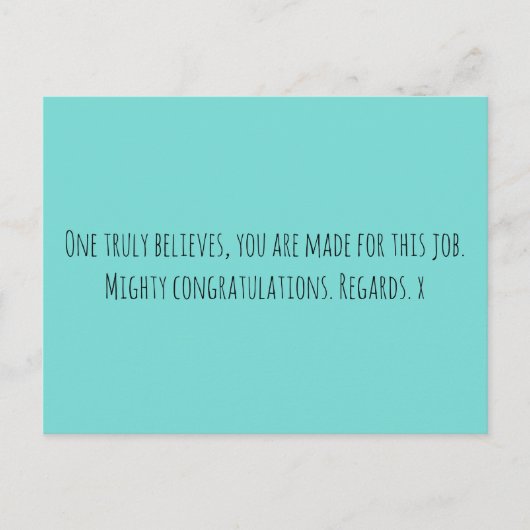 Carte Postale Nouvelle tâche (Devant)