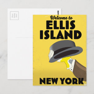 Carte Postale Nouvelle York Ellis Island