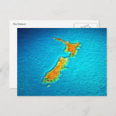 Carte Postale nouvelle-zélande (Devant / Derrière)