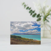 Carte Postale Nouvelle-Zélande : Lac Pukaki (Debout devant)