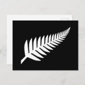 Carte Postale Nouvelle-Zélande Silver Fern (Devant / Derrière)