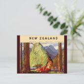 Carte Postale Nouvelle-Zélande vintage (Debout devant)