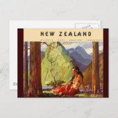 Carte Postale Nouvelle-Zélande vintage (Devant / Derrière)