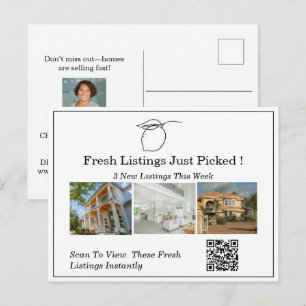 Carte Postale Nouvelles Listes Tout Juste Choisi L'immobilier D'
