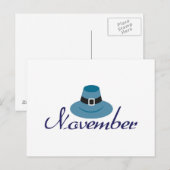 Carte Postale novembre (Devant / Derrière)