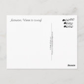 Carte Postale novembre (Dos)