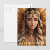 Carte Postale *~* NOVEMBRE AP53 Coiffure Topaze Pierre de naissa (Devant / Derrière)