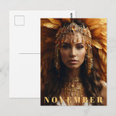 Carte Postale *~* NOVEMBRE Pierre de naissance du mois  Topaze A (Devant / Derrière)