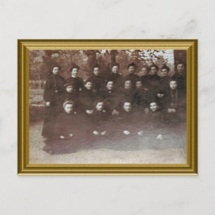 Carte Postale Novice nonnes, France 1890