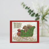 Carte Postale Now Dasher, Now Dancer, (Debout devant)