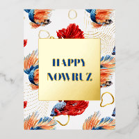Carte postale Nowruz Dancing Goldfish Trio