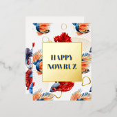 Carte postale Nowruz Dancing Goldfish Trio (Recto/Verso)