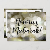 Carte Postale nowruz moubarak lumières de bokee (Devant / Derrière)