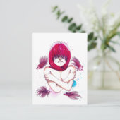 Carte Postale Noyage de poisson (Debout devant)