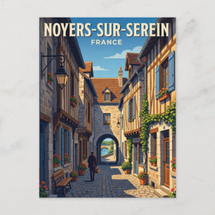 Carte Postale Noyers-sur-Serein Allée France