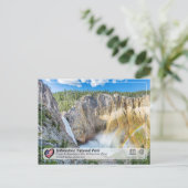 Carte Postale NP de Yellowstone - Chutes de Lower Yellowstone (Debout devant)