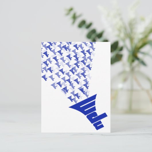 Carte postale NPM (Debout devant)