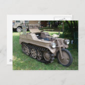 Carte Postale NSU Kettenkrad (Devant / Derrière)