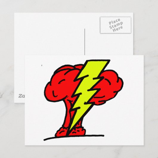 Carte Postale Nuage (Devant / Derrière)