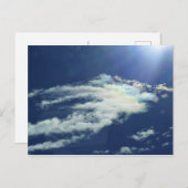Carte Postale Nuage arc-en-ciel (Devant / Derrière)