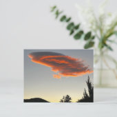 Carte Postale Nuage de coucher de soleil à Reno Nevada (Debout devant)