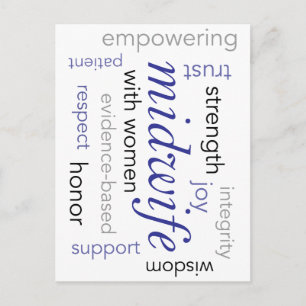 Carte Postale nuage de mots du sage