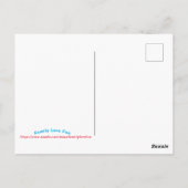 Carte Postale Nuage de mots Feliz Cumpleaños espagnol Joyeux Ann (Dos)