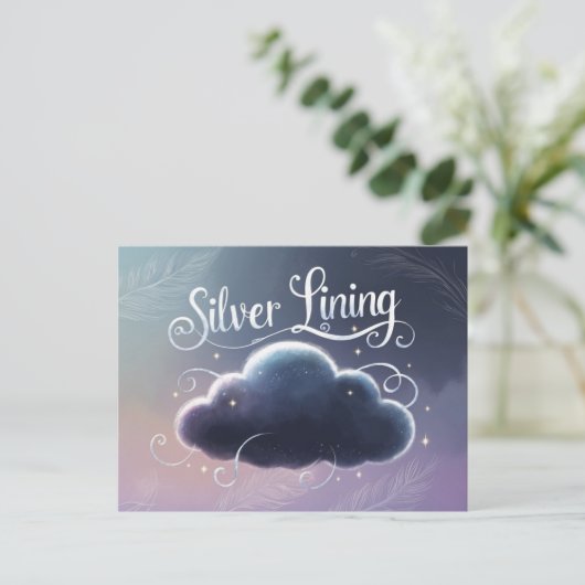 Carte Postale Nuage de Silver Lining (Debout devant)