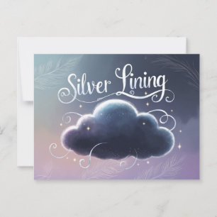 Carte Postale Nuage de Silver Lining